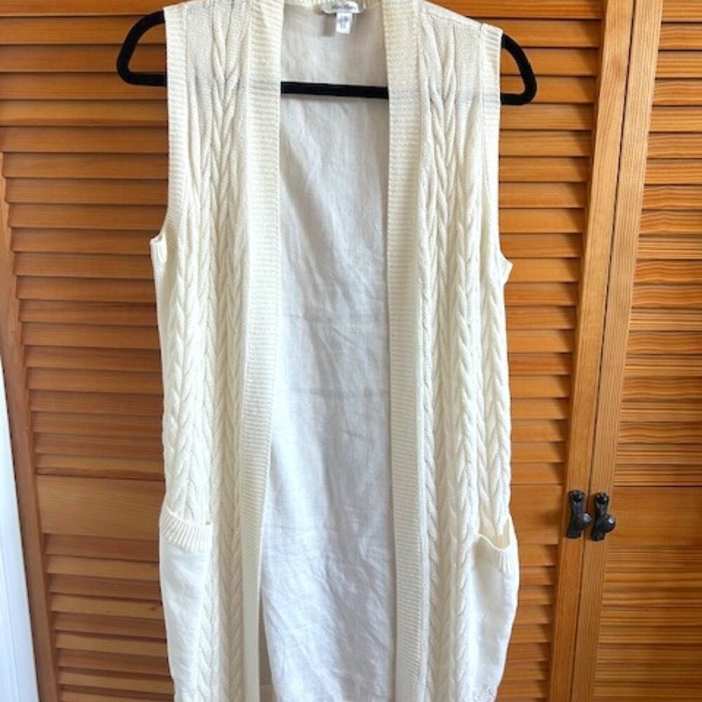 MaxMara linen sweater vest